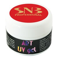 Art UV gel red pastel 5 ml