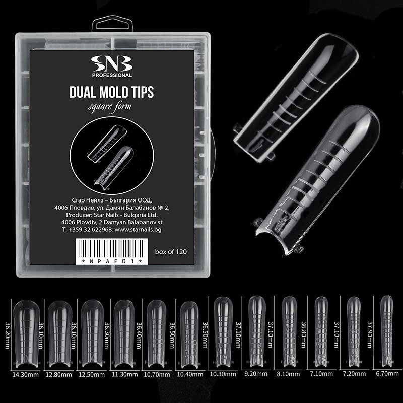 Crystal Extension Nail Mold Tips with scale 01 120 pcs/set