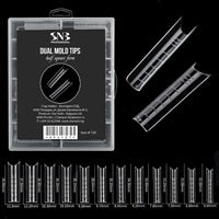 Crystal Extension Nail Mold Tips with scale 07 120 pcs/set